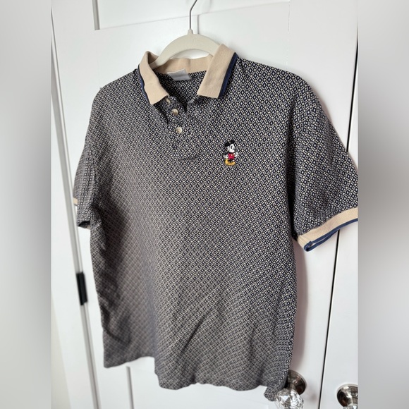 Vintage Disney Men's Mickey Mouse Polo Shirt size medium - Picture 2 of 9